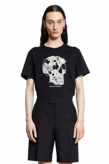 Antonioli ALEXANDER MCQUEEN MAN BLACK T-SHIRTS & TANK TOPS