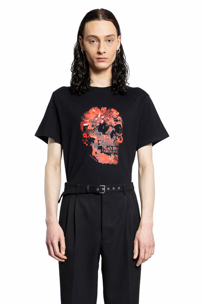 Antonioli ALEXANDER MCQUEEN MAN BLACK T-SHIRTS & TANK TOPS