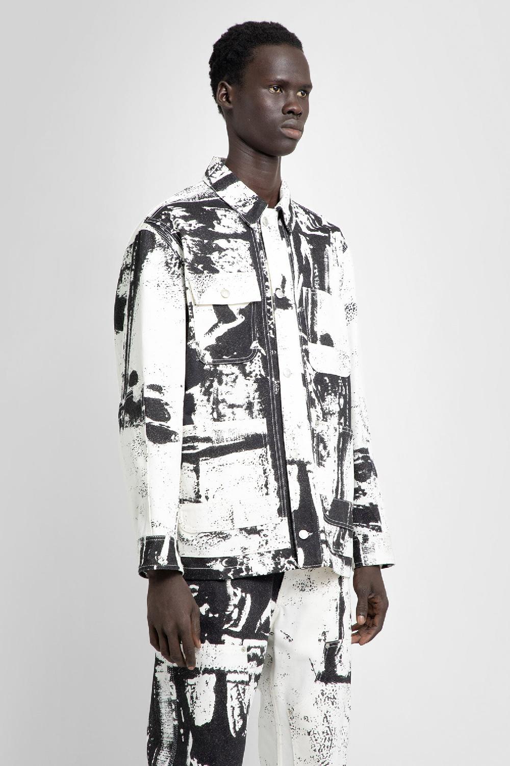 Antonioli ALEXANDER MCQUEEN MAN BLACK&WHITE JACKETS