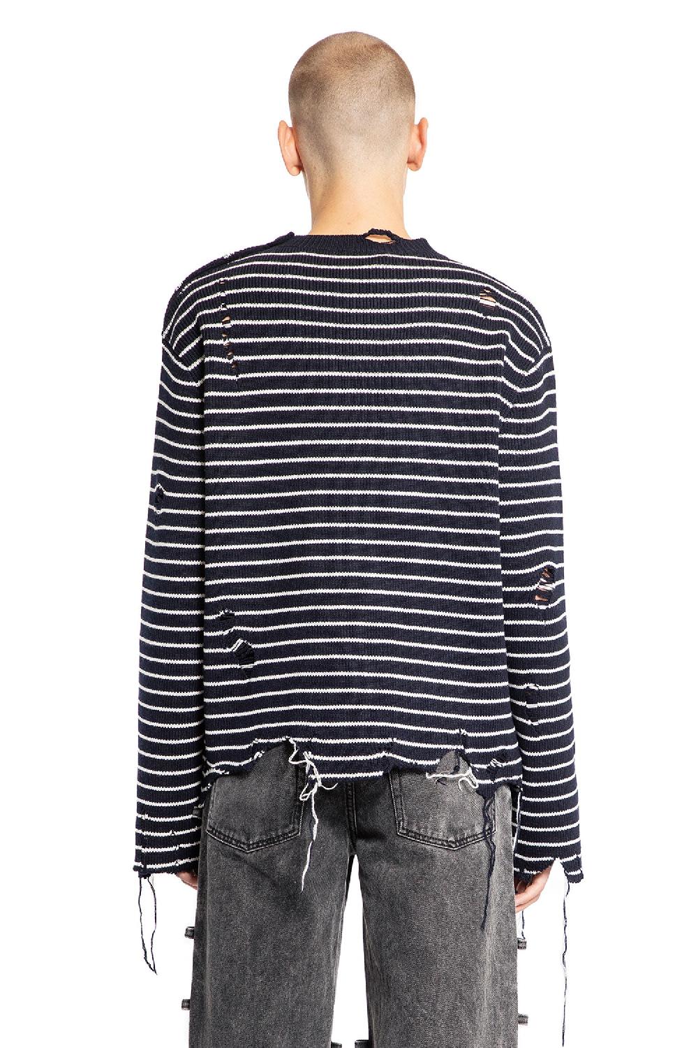 Antonioli ALEXANDER MCQUEEN MAN BLACK&WHITE KNITWEAR