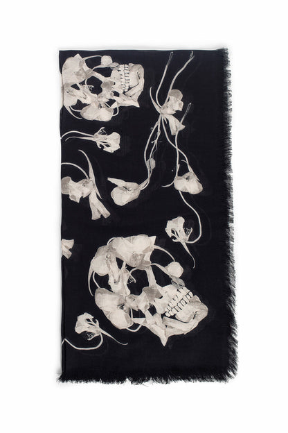 Antonioli ALEXANDER MCQUEEN MAN BLACK&WHITE SCARVES