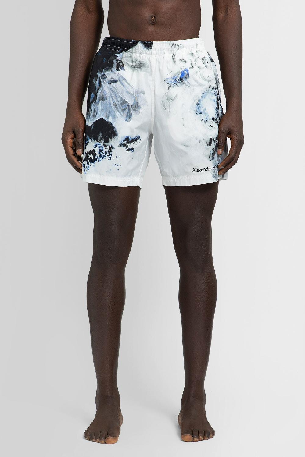 Antonioli ALEXANDER MCQUEEN MAN BLACK&WHITE SWIMWEAR