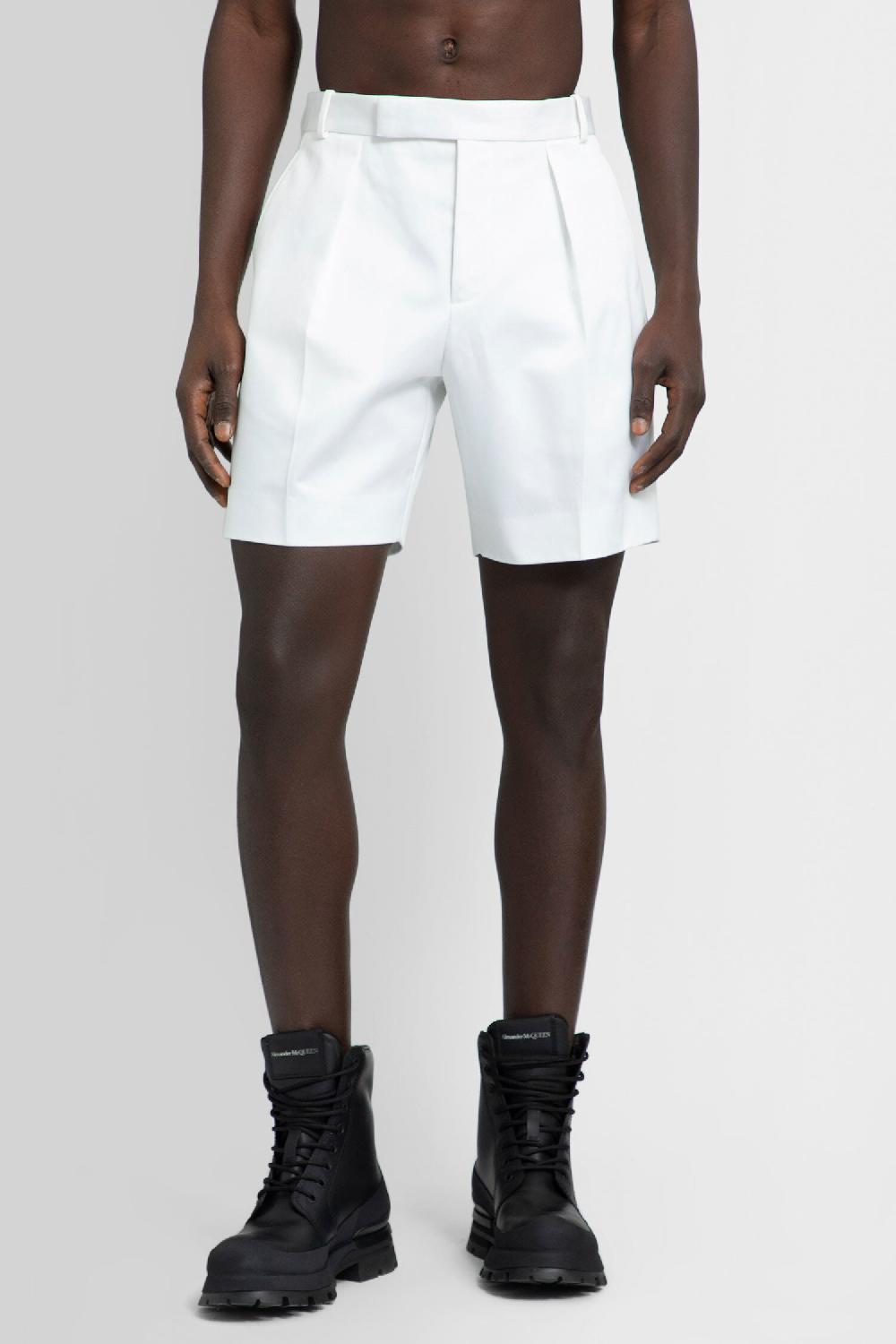 Antonioli ALEXANDER MCQUEEN MAN WHITE SHORTS & SKIRTS