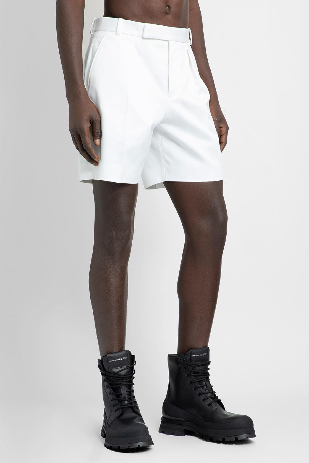 Antonioli ALEXANDER MCQUEEN MAN WHITE SHORTS & SKIRTS