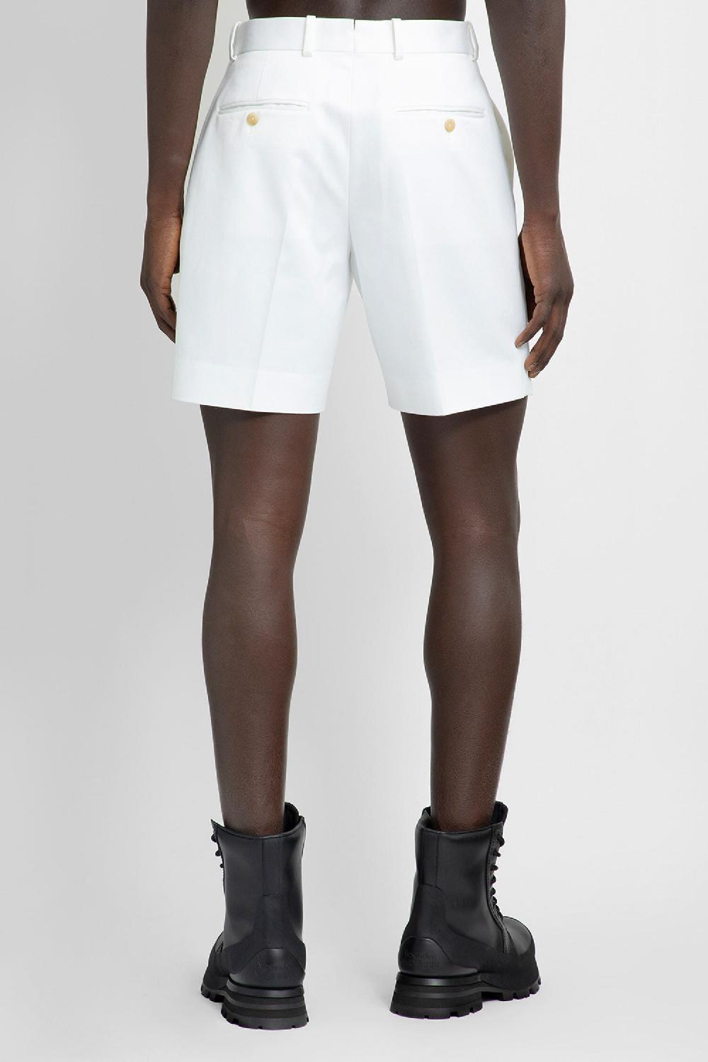 Antonioli ALEXANDER MCQUEEN MAN WHITE SHORTS & SKIRTS