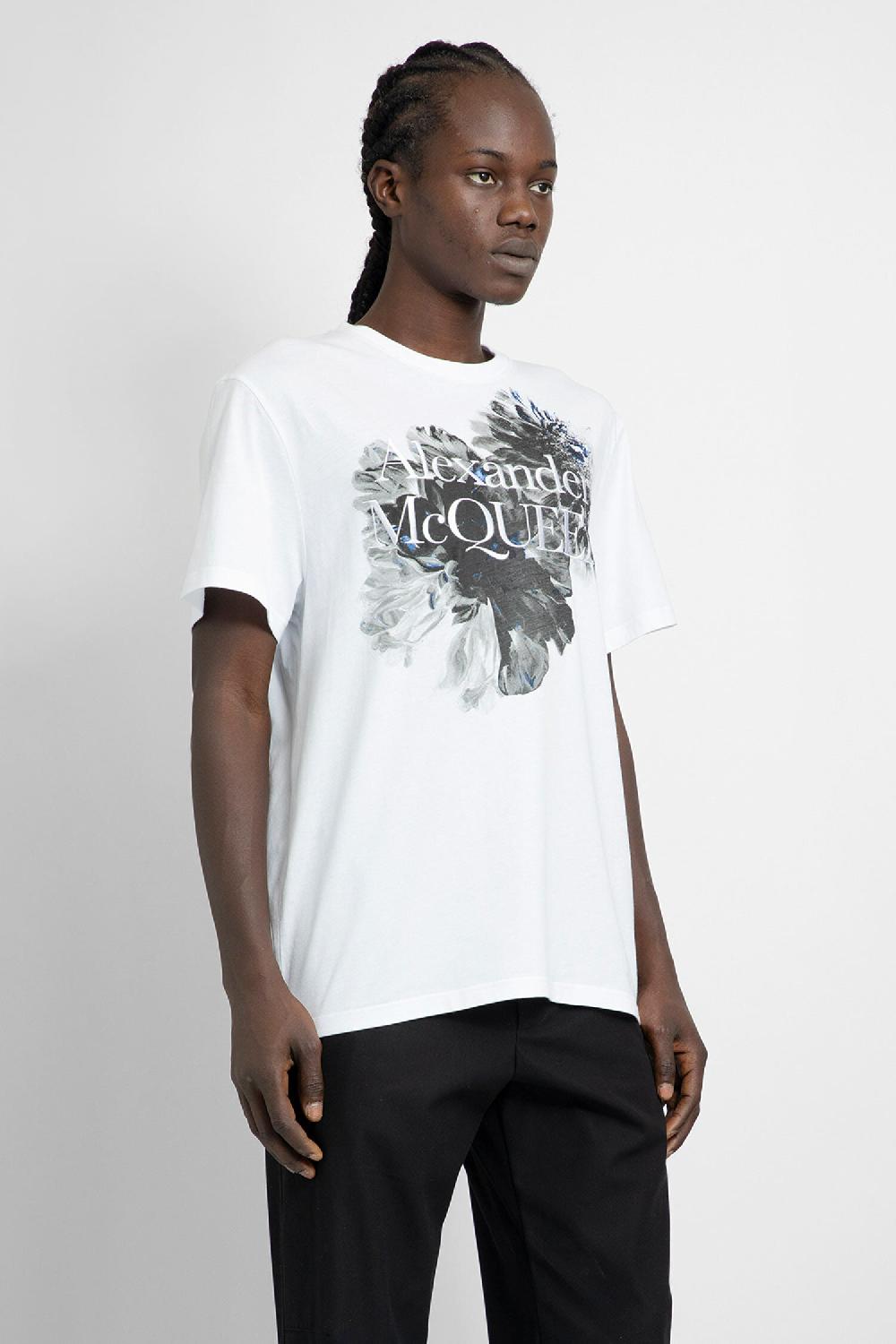 Antonioli ALEXANDER MCQUEEN MAN WHITE T-SHIRTS & TANK TOPS