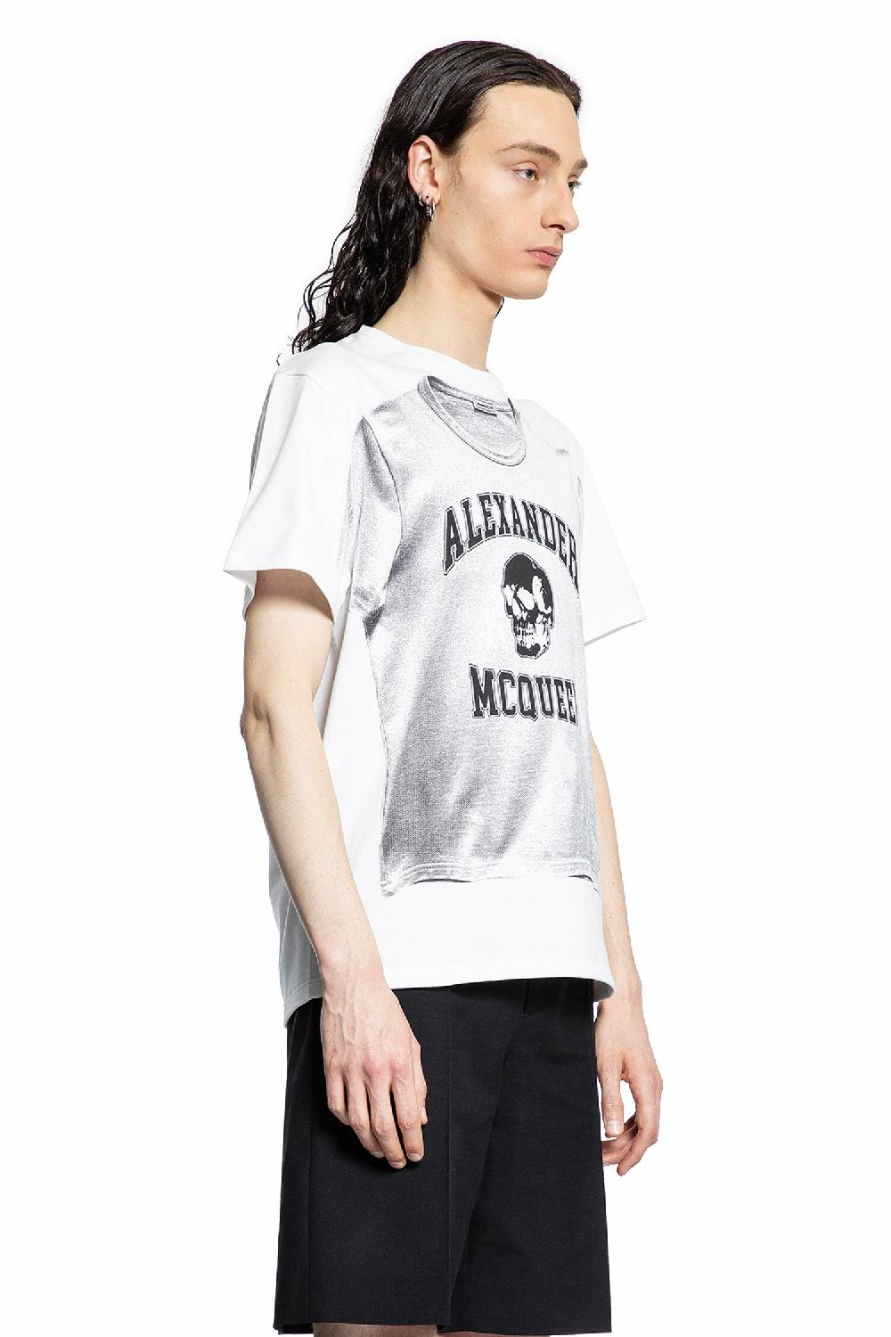 Antonioli ALEXANDER MCQUEEN MAN WHITE T-SHIRTS & TANK TOPS