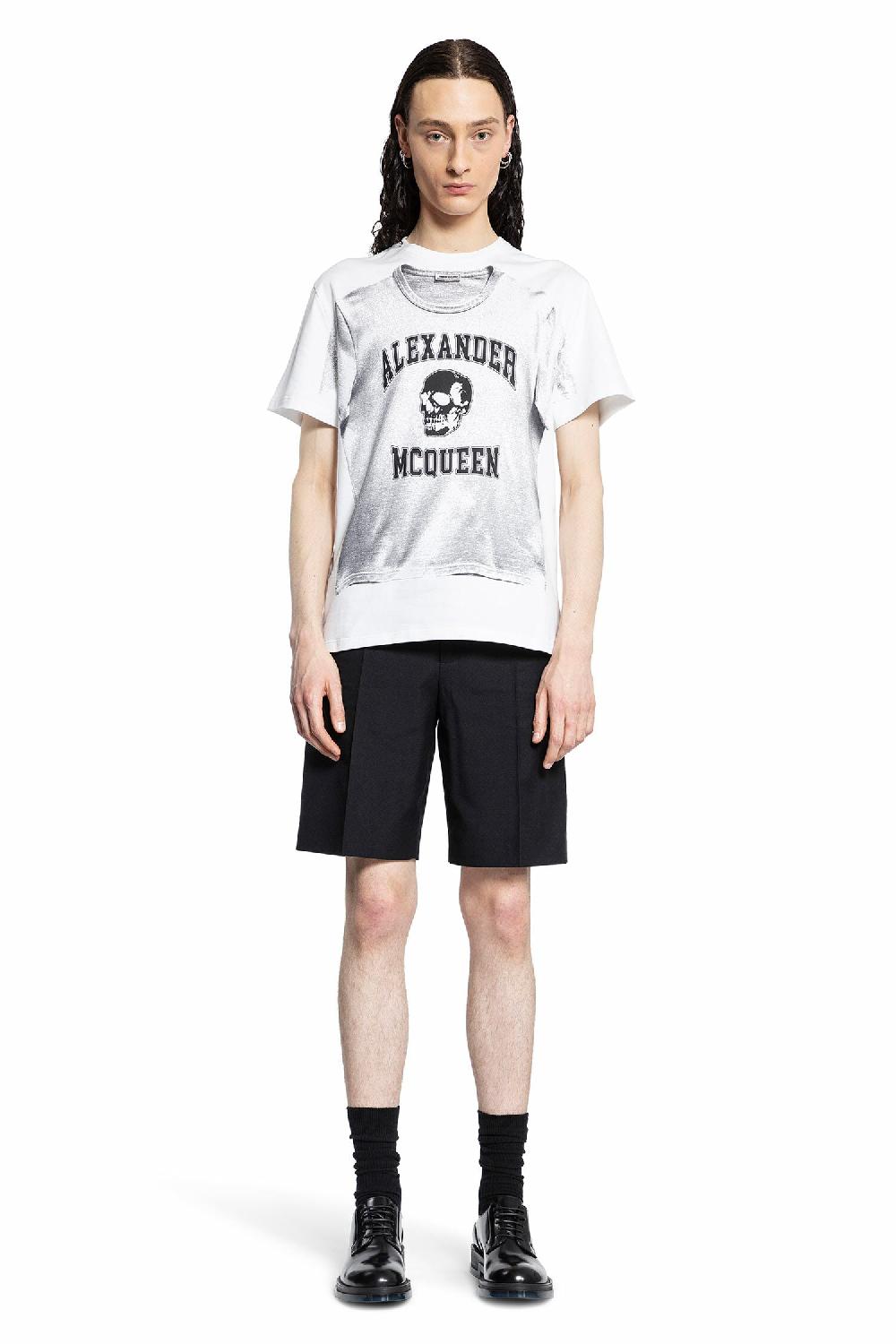 Antonioli ALEXANDER MCQUEEN MAN WHITE T-SHIRTS & TANK TOPS