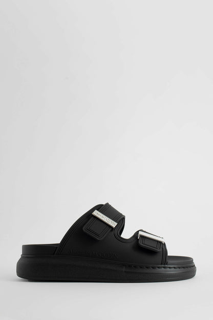 Antonioli ALEXANDER MCQUEEN WOMAN BLACK SANDALS & SLIDES