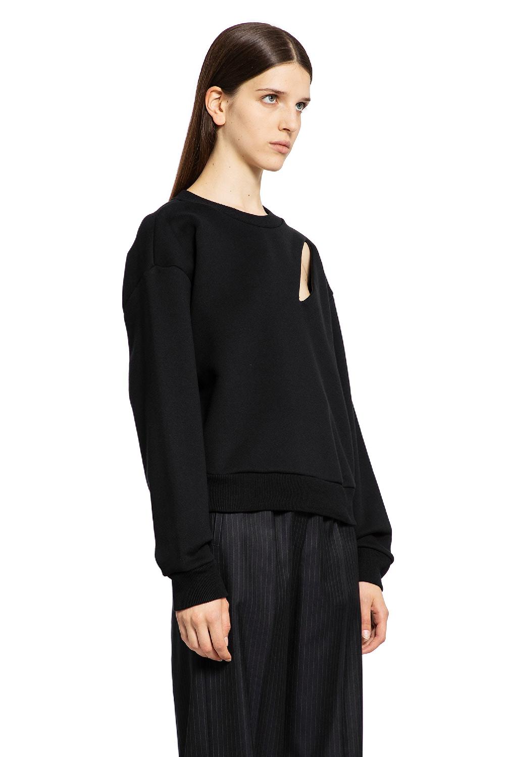 Antonioli ALEXANDER MCQUEEN WOMAN BLACK SWEATSHIRTS
