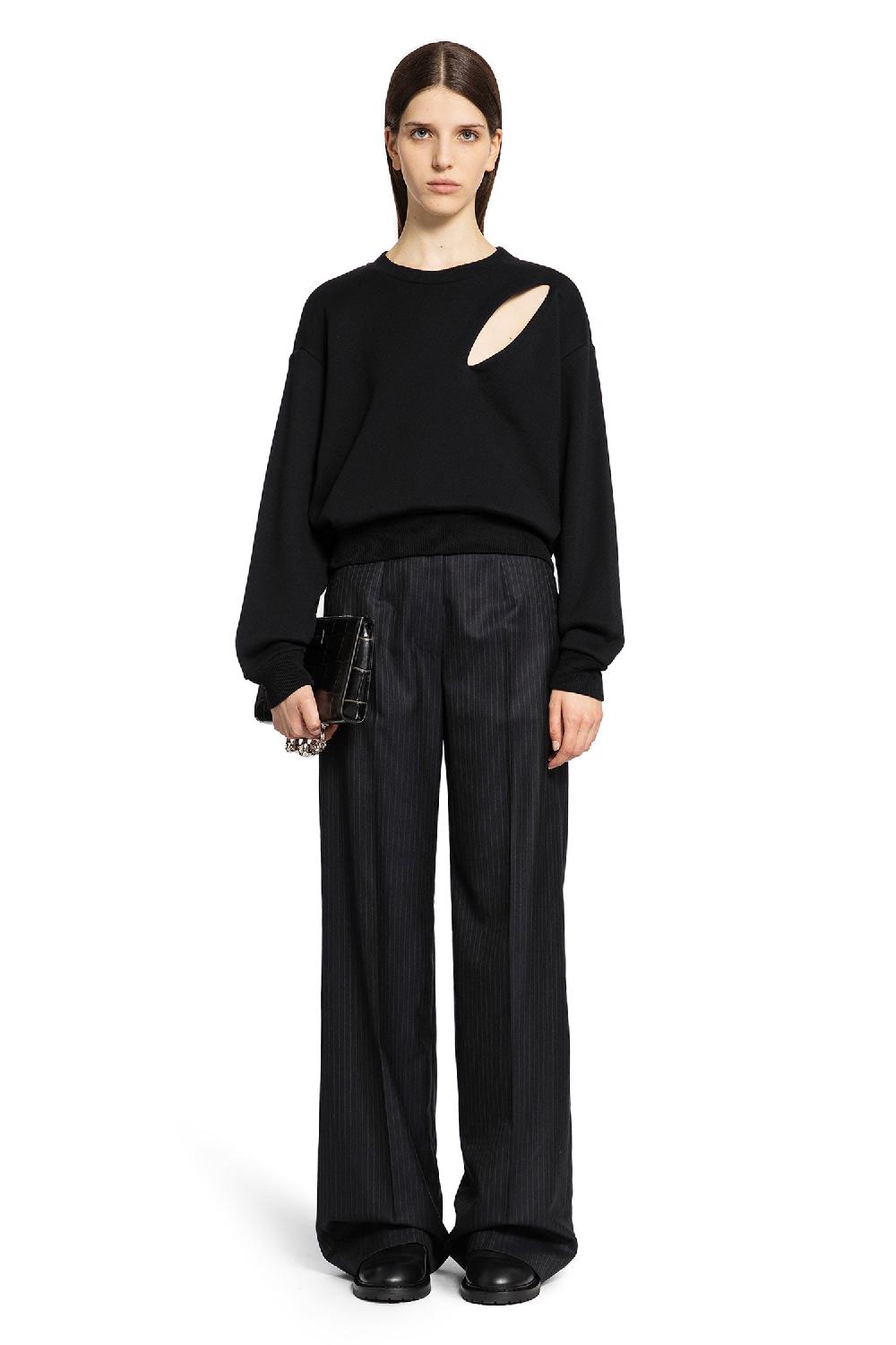 Antonioli ALEXANDER MCQUEEN WOMAN BLACK SWEATSHIRTS