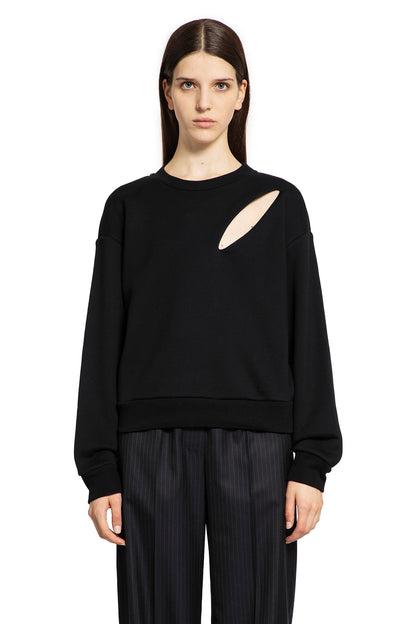 Antonioli ALEXANDER MCQUEEN WOMAN BLACK SWEATSHIRTS