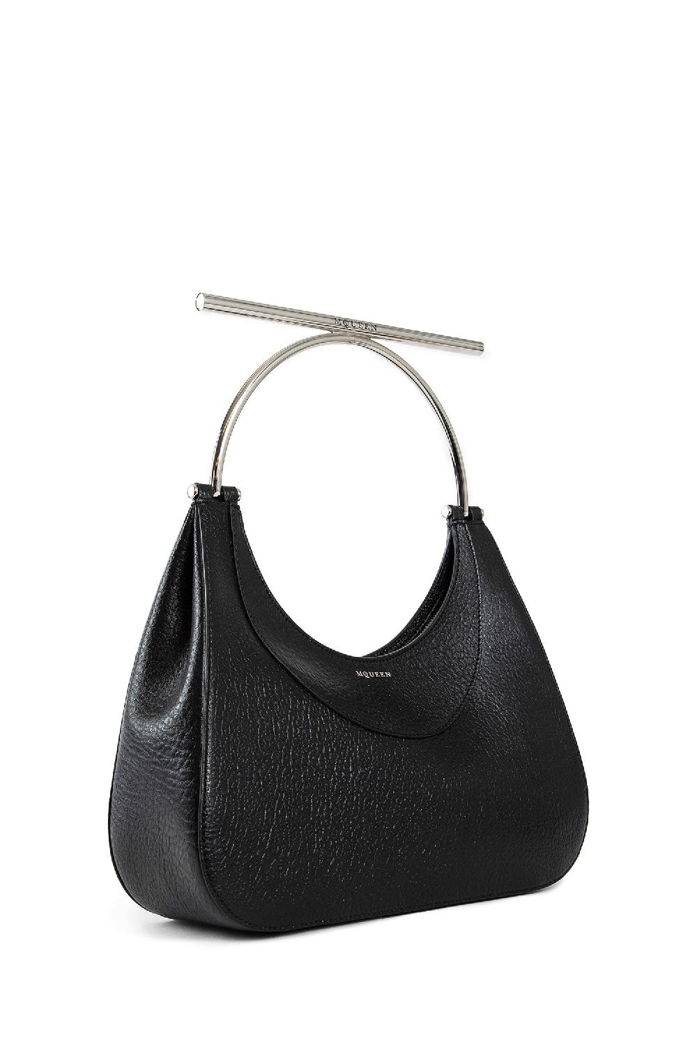 Antonioli ALEXANDER MCQUEEN WOMAN BLACK TOP HANDLE BAGS