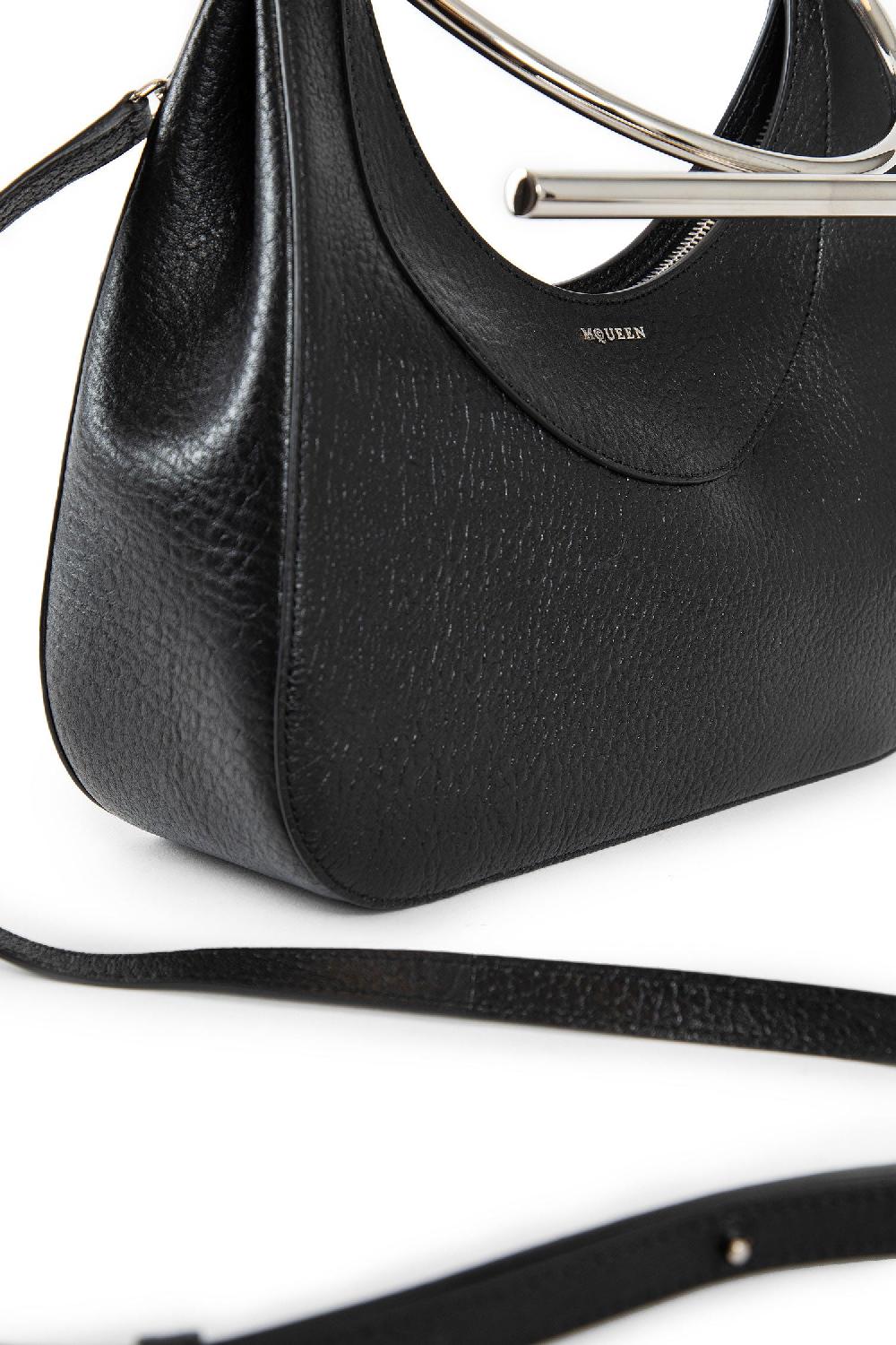 Antonioli ALEXANDER MCQUEEN WOMAN BLACK TOP HANDLE BAGS