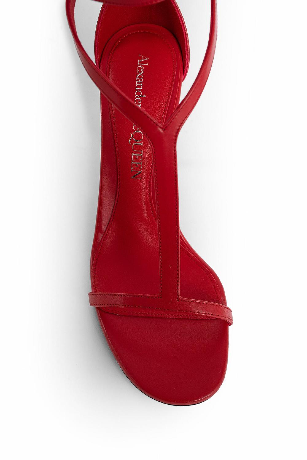 Antonioli ALEXANDER MCQUEEN WOMAN RED SANDALS & SLIDES