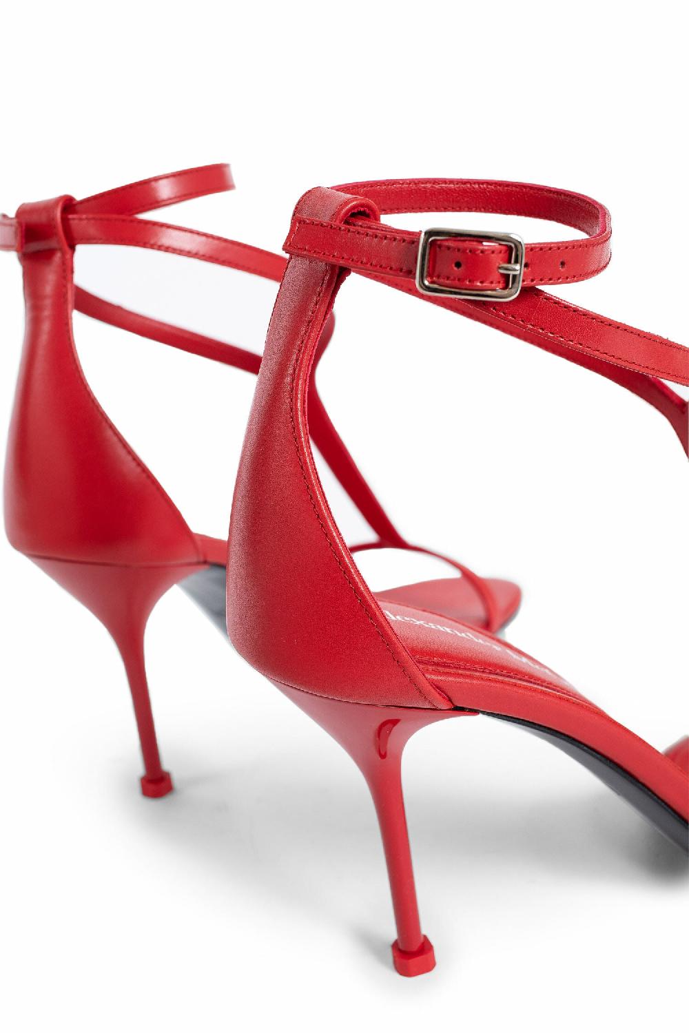 Antonioli ALEXANDER MCQUEEN WOMAN RED SANDALS & SLIDES