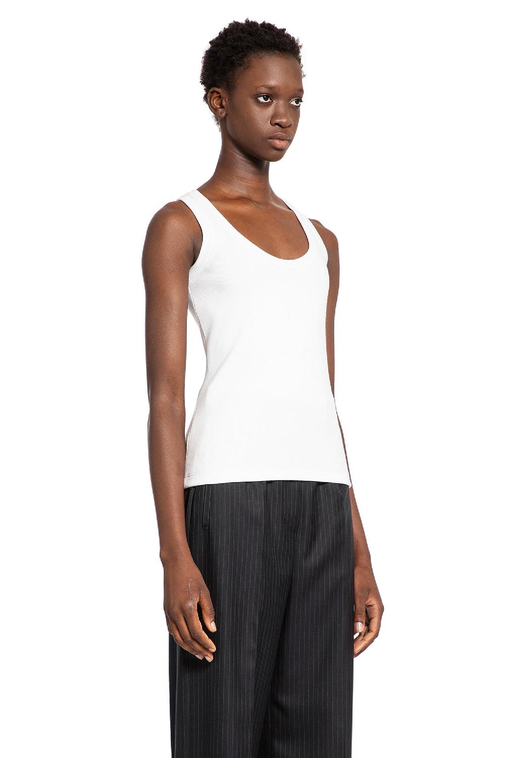 Antonioli ALEXANDER MCQUEEN WOMAN WHITE T-SHIRTS & TANK TOPS