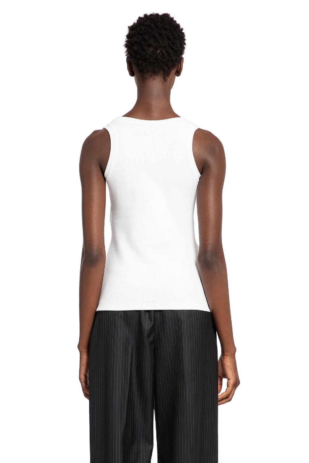 Antonioli ALEXANDER MCQUEEN WOMAN WHITE T-SHIRTS & TANK TOPS