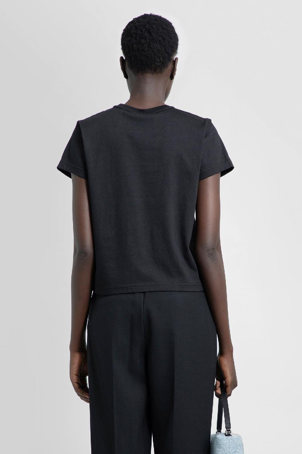 Antonioli ALEXANDER WANG WOMAN BLACK T-SHIRTS & TANK TOPS