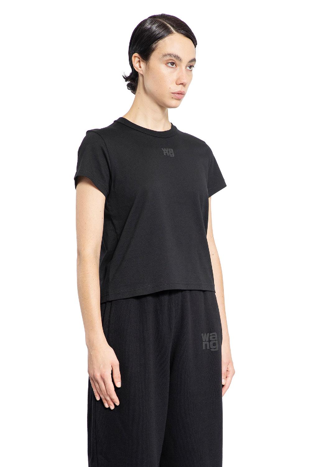 Antonioli ALEXANDER WANG WOMAN BLACK T-SHIRTS & TANK TOPS