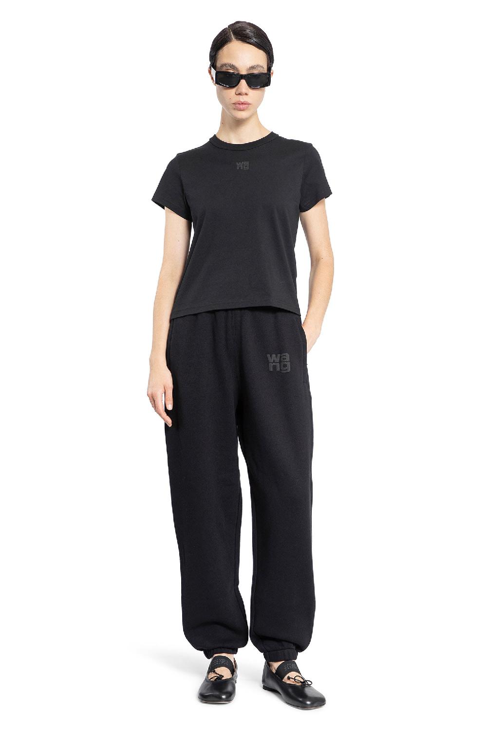 Antonioli ALEXANDER WANG WOMAN BLACK T-SHIRTS & TANK TOPS