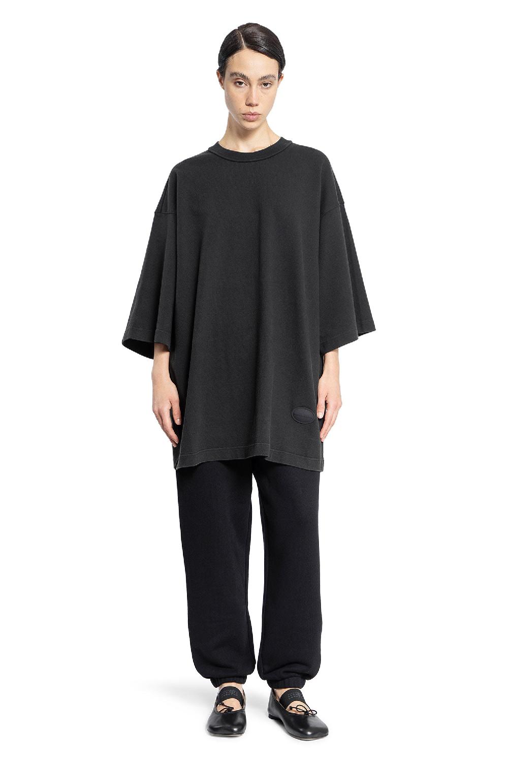 Antonioli ALEXANDER WANG WOMAN BLACK T-SHIRTS & TANK TOPS