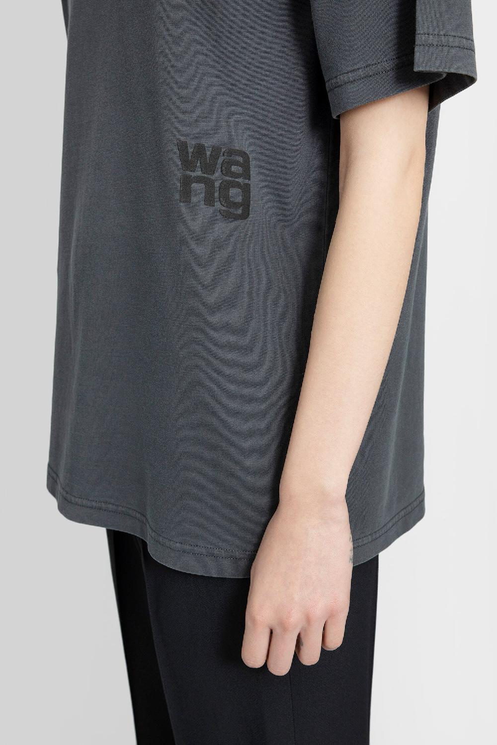Antonioli ALEXANDER WANG WOMAN GREY T-SHIRTS & TANK TOPS