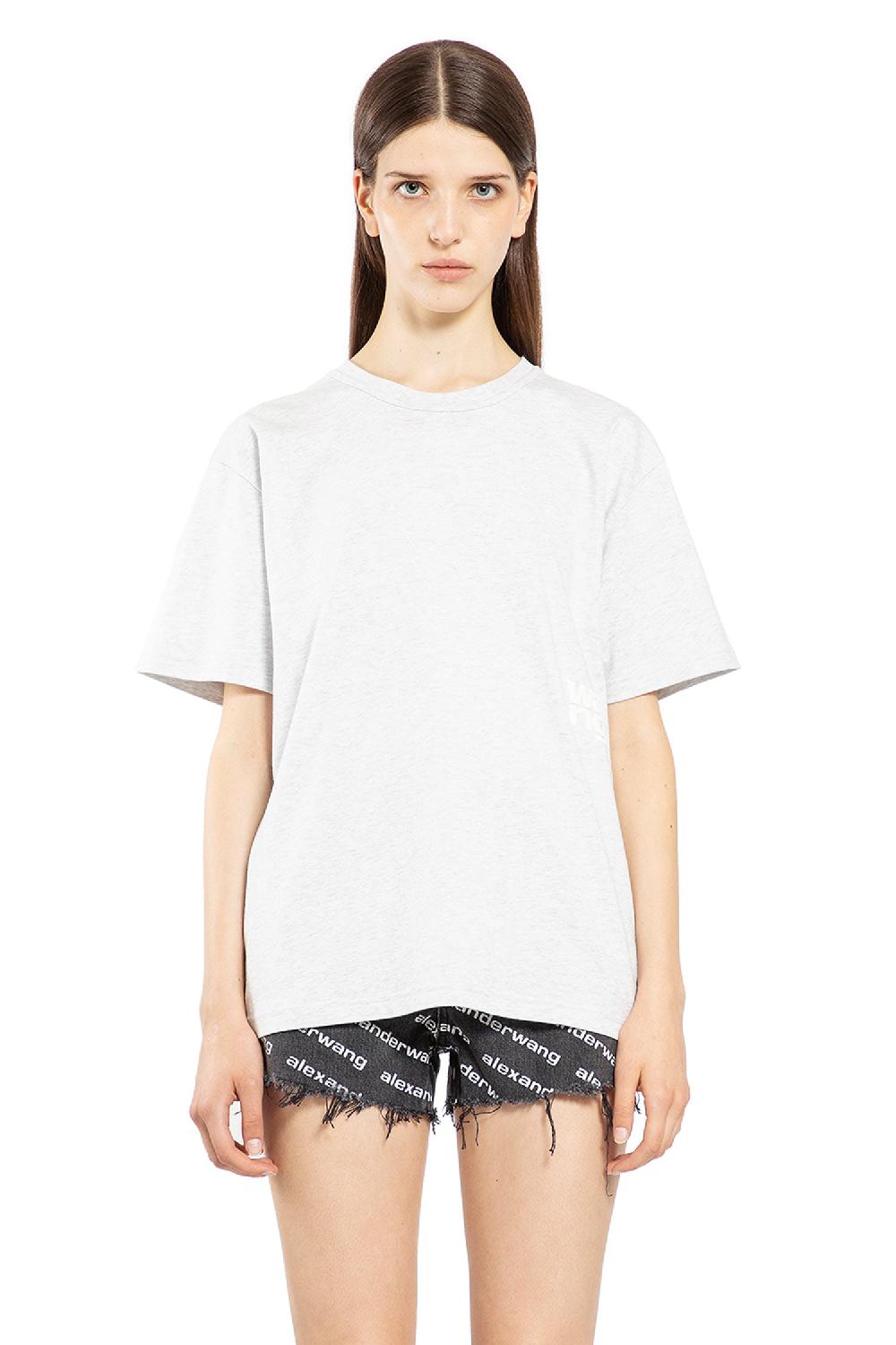 Antonioli ALEXANDER WANG WOMAN GREY T-SHIRTS & TANK TOPS