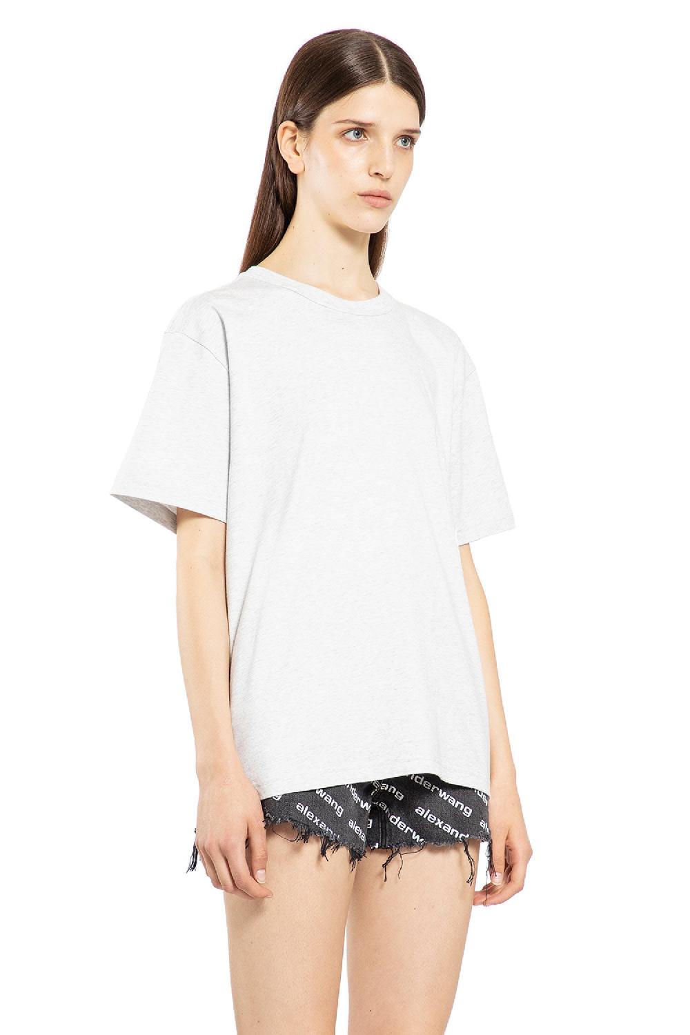 Antonioli ALEXANDER WANG WOMAN GREY T-SHIRTS & TANK TOPS
