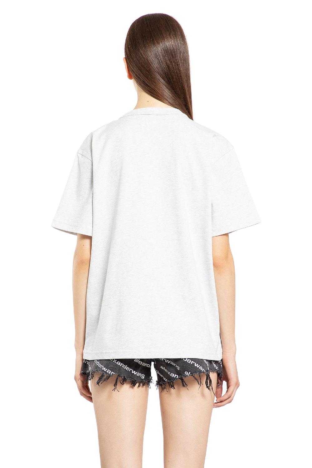 Antonioli ALEXANDER WANG WOMAN GREY T-SHIRTS & TANK TOPS