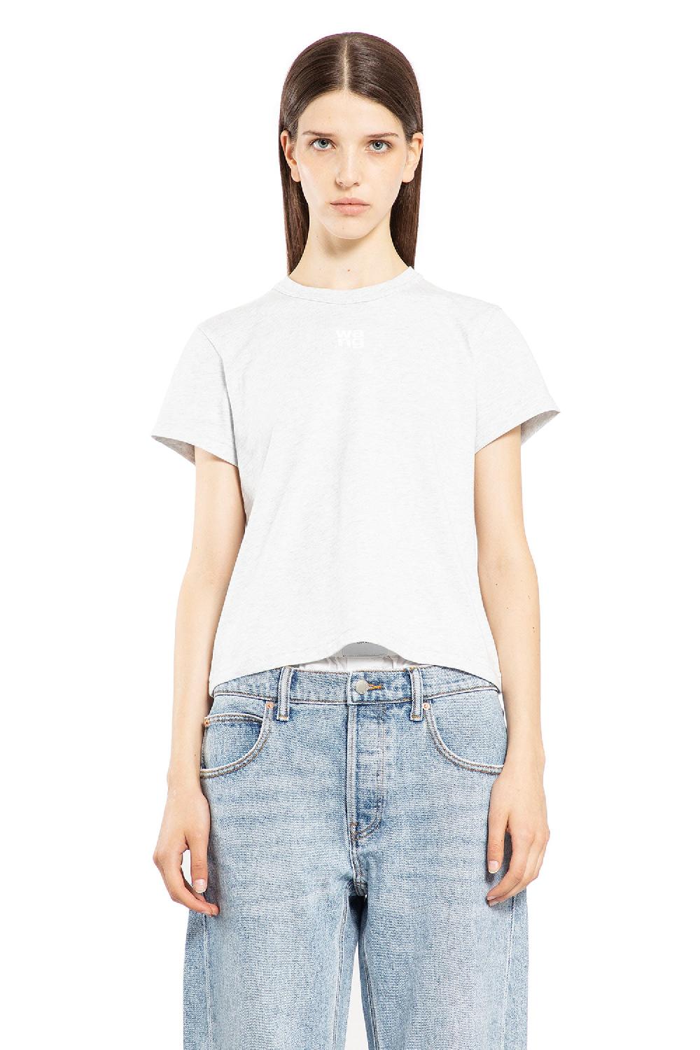 Antonioli ALEXANDER WANG WOMAN GREY T-SHIRTS & TANK TOPS