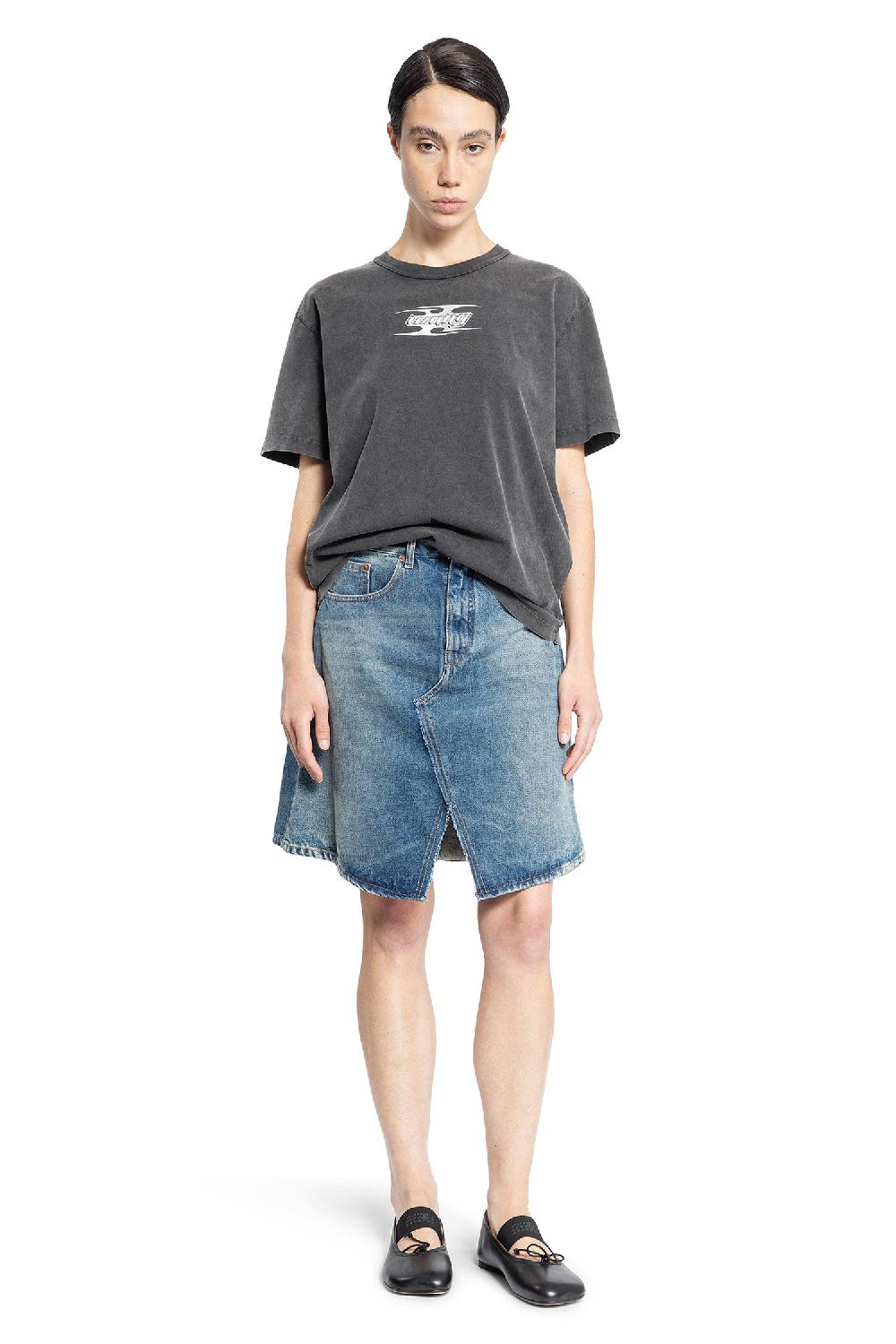 Antonioli ALEXANDER WANG WOMAN GREY T-SHIRTS & TANK TOPS