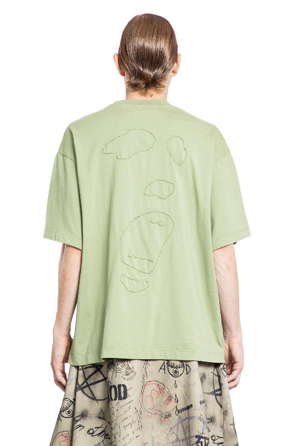 Antonioli AN OTHER DATE MAN GREEN T-SHIRTS & TANK TOPS