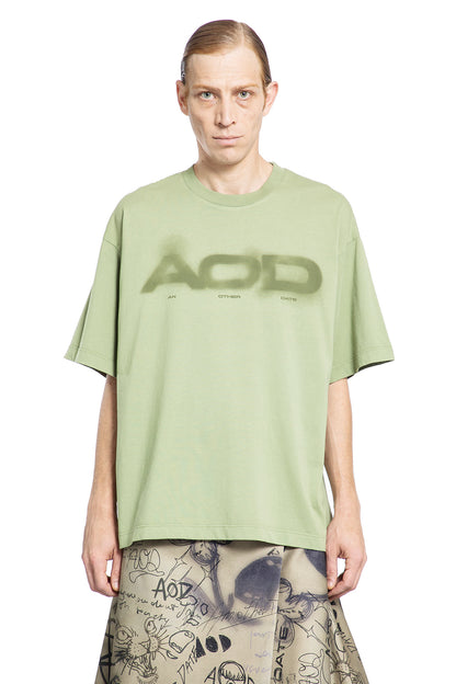 Antonioli AN OTHER DATE MAN GREEN T-SHIRTS & TANK TOPS