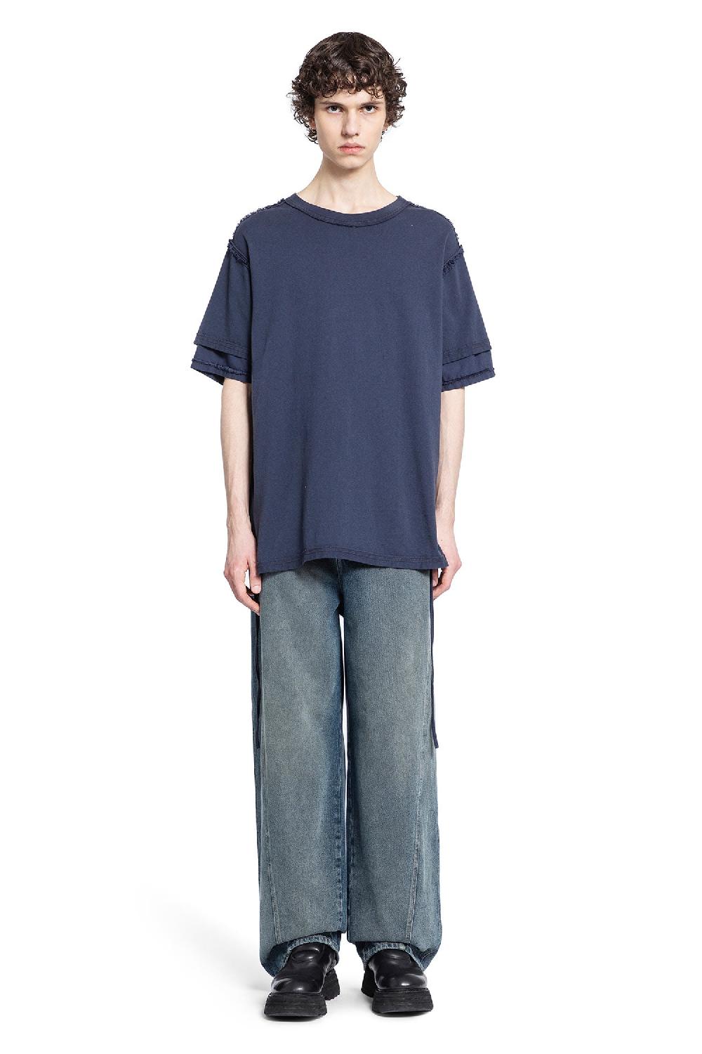 Antonioli ANDREA YA AQOV MAN BLUE T-SHIRTS & TANK TOPS