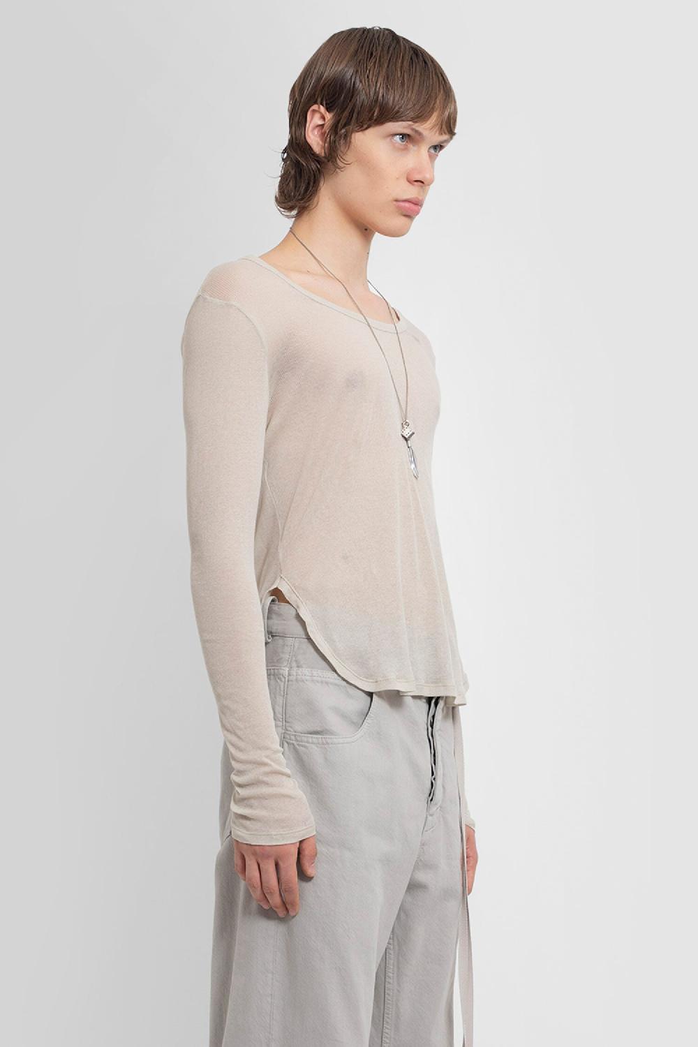 Antonioli ANN DEMEULEMEESTER MAN BEIGE T-SHIRTS & TANK TOPS
