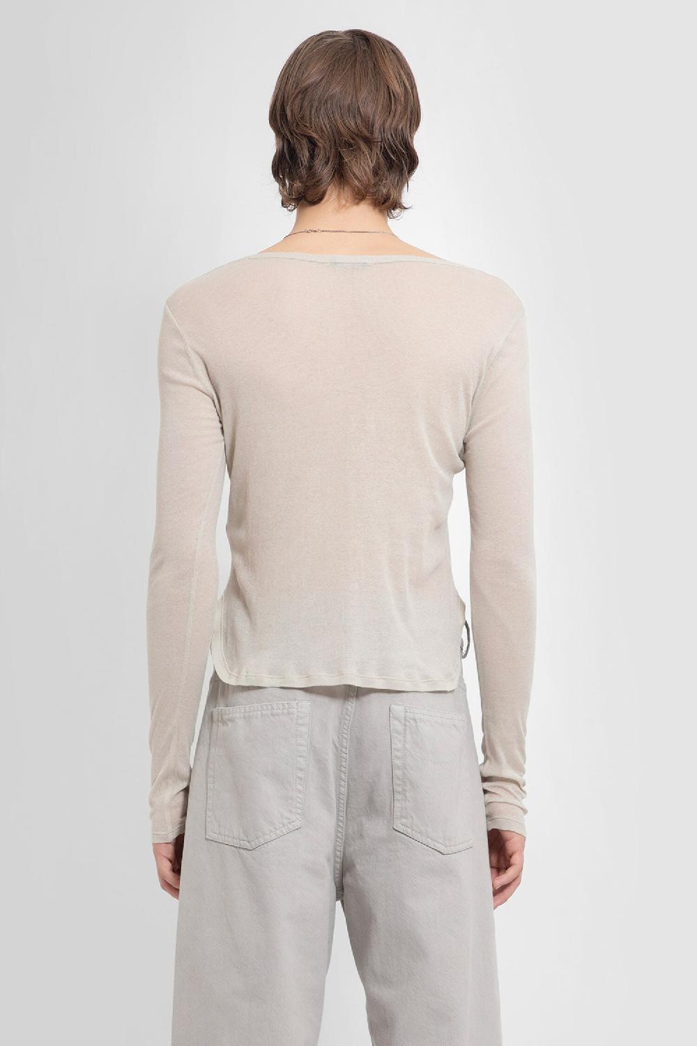 Antonioli ANN DEMEULEMEESTER MAN BEIGE T-SHIRTS & TANK TOPS