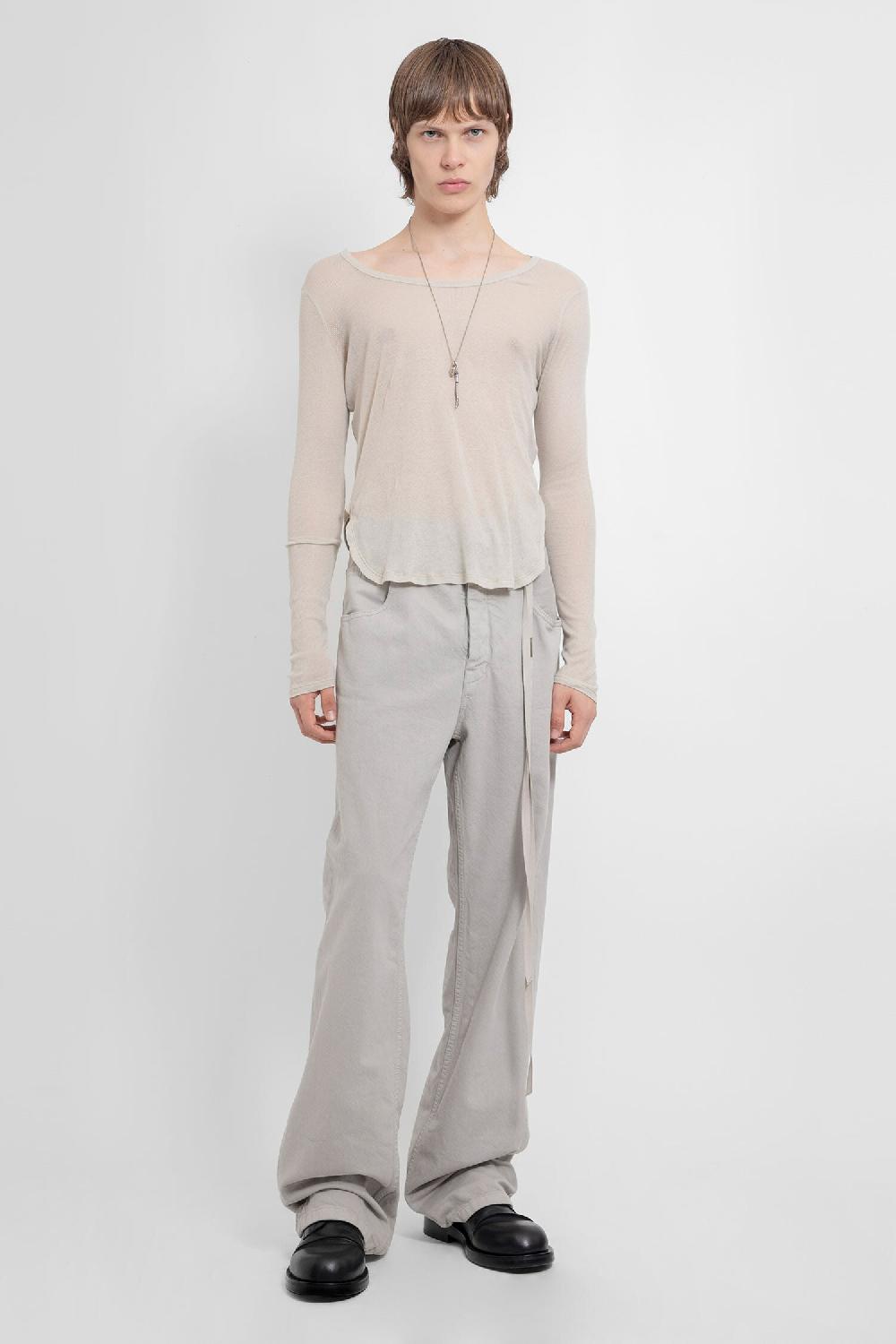 Antonioli ANN DEMEULEMEESTER MAN BEIGE T-SHIRTS & TANK TOPS