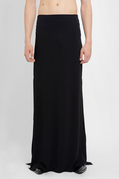 Antonioli ANN DEMEULEMEESTER MAN BLACK SHORTS & SKIRTS