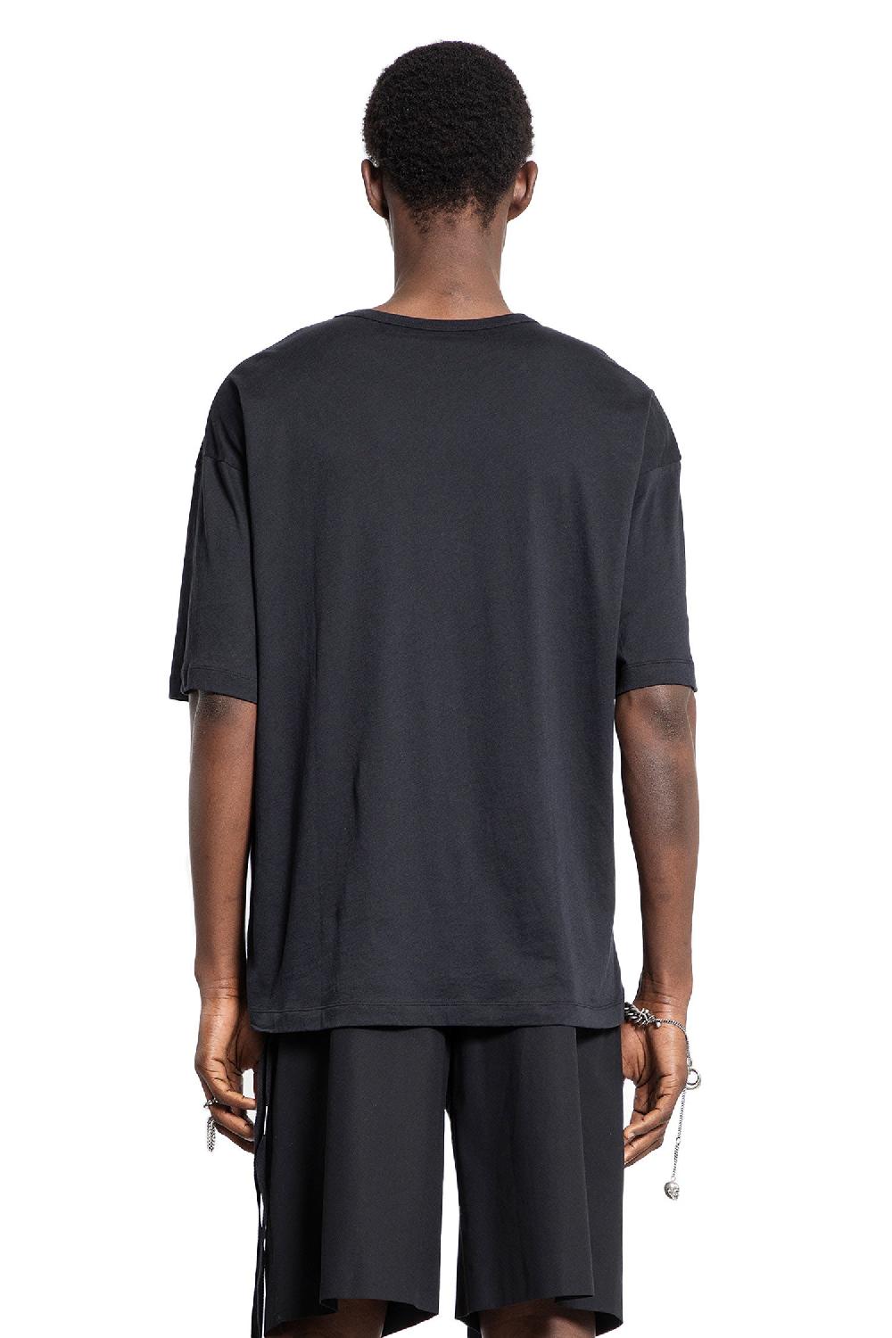 Antonioli ANN DEMEULEMEESTER MAN BLACK T-SHIRTS & TANK TOPS