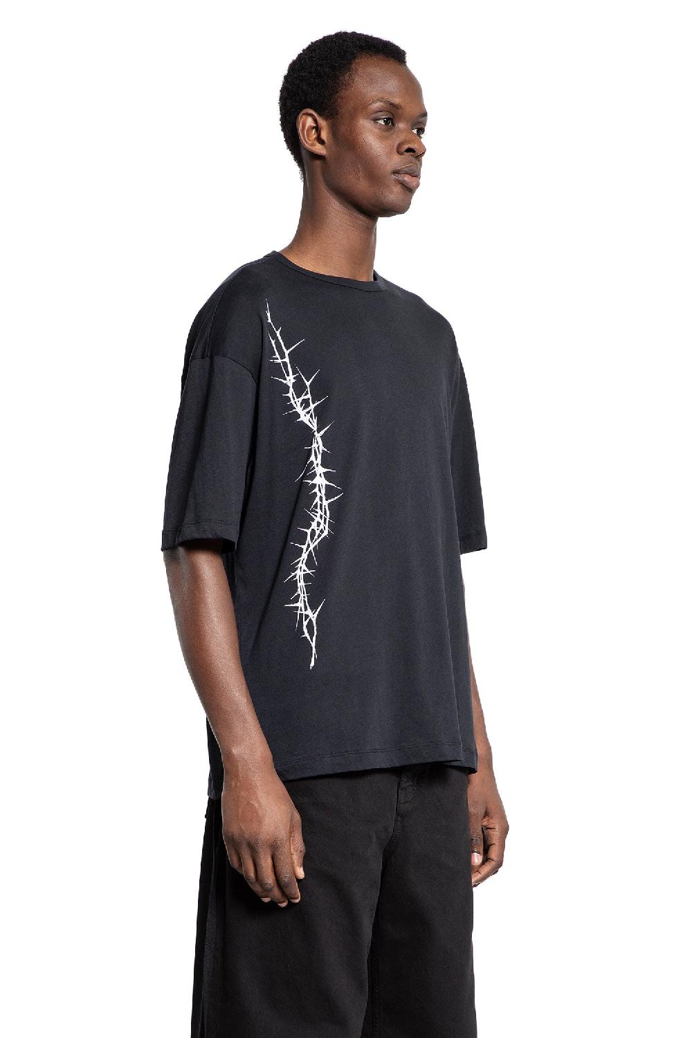 Antonioli ANN DEMEULEMEESTER MAN BLACK T-SHIRTS & TANK TOPS
