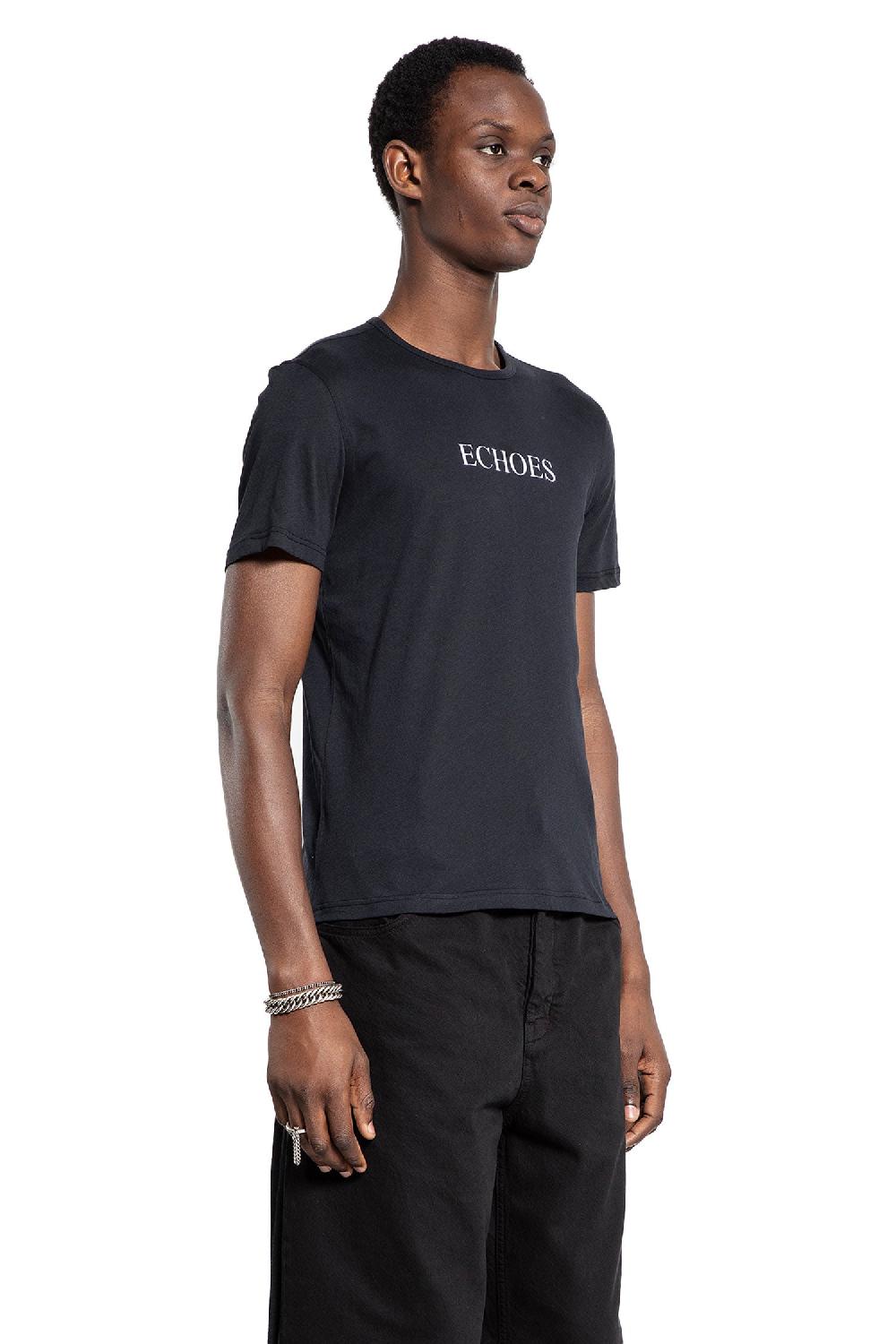 Antonioli ANN DEMEULEMEESTER MAN BLACK T-SHIRTS & TANK TOPS