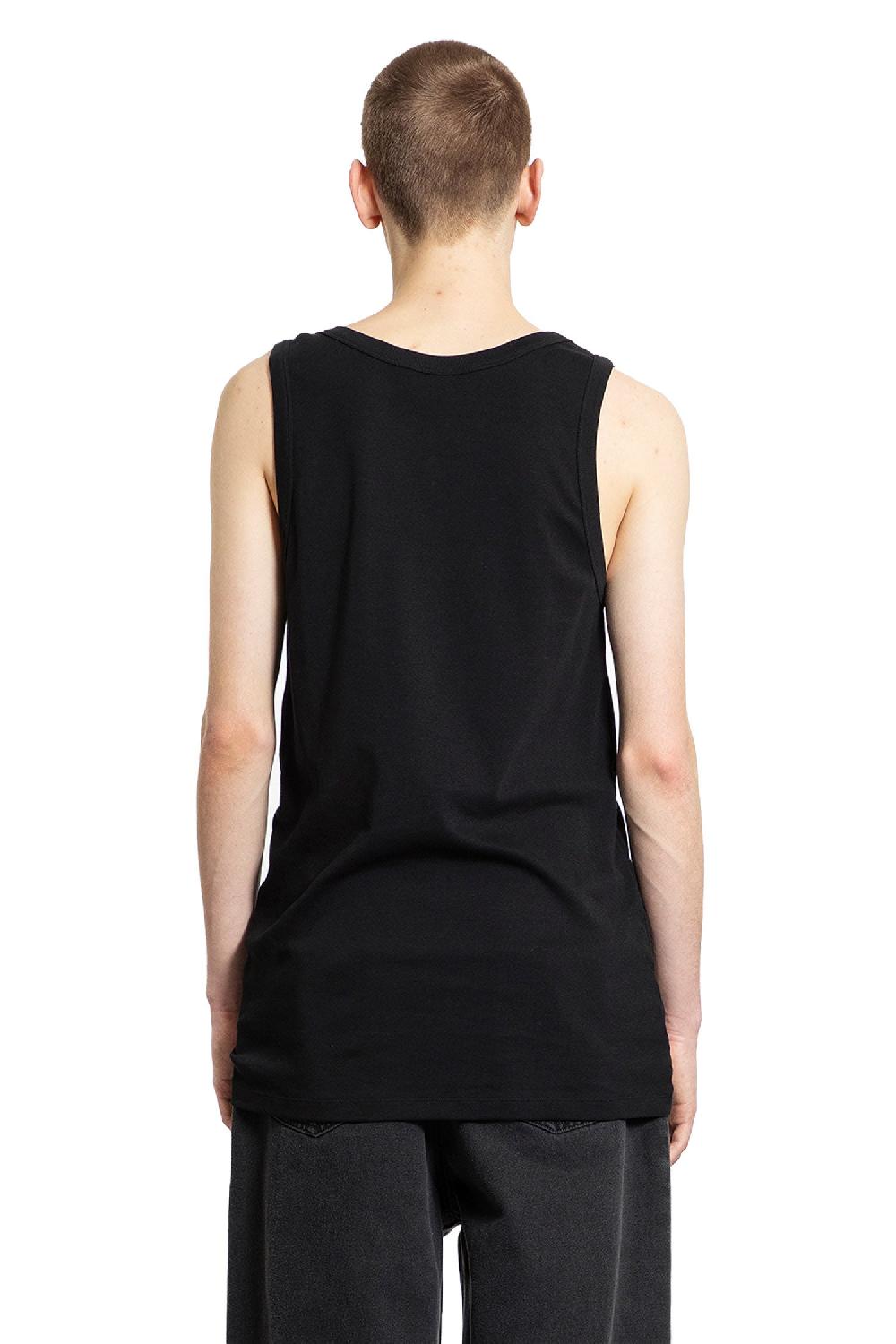 Antonioli ANN DEMEULEMEESTER MAN BLACK T-SHIRTS & TANK TOPS