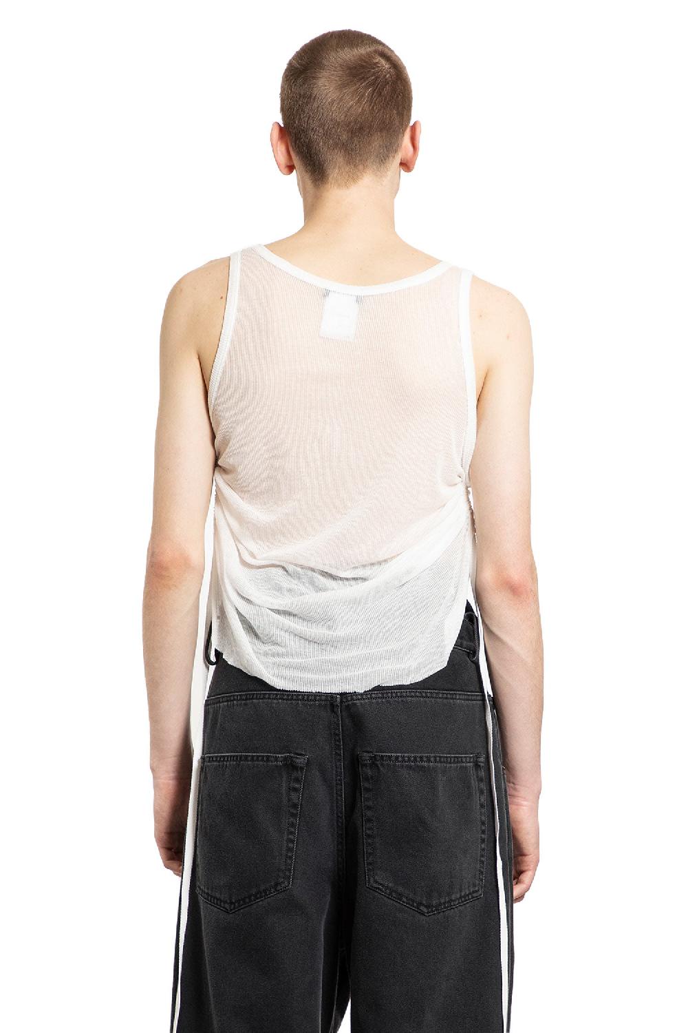 Antonioli ANN DEMEULEMEESTER MAN OFF-WHITE T-SHIRTS & TANK TOPS