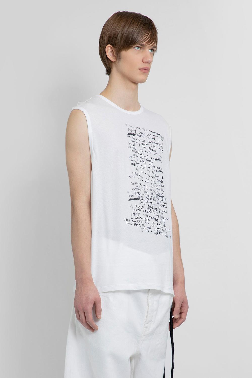 Antonioli ANN DEMEULEMEESTER MAN WHITE T-SHIRTS & TANK TOPS