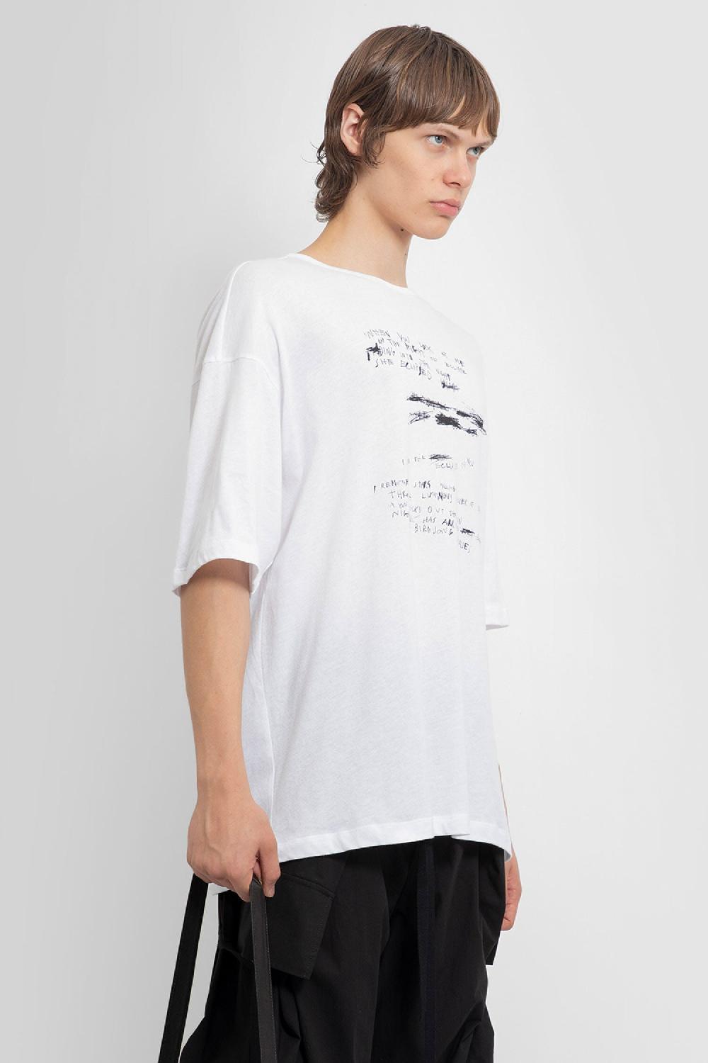 Antonioli ANN DEMEULEMEESTER MAN WHITE T-SHIRTS & TANK TOPS