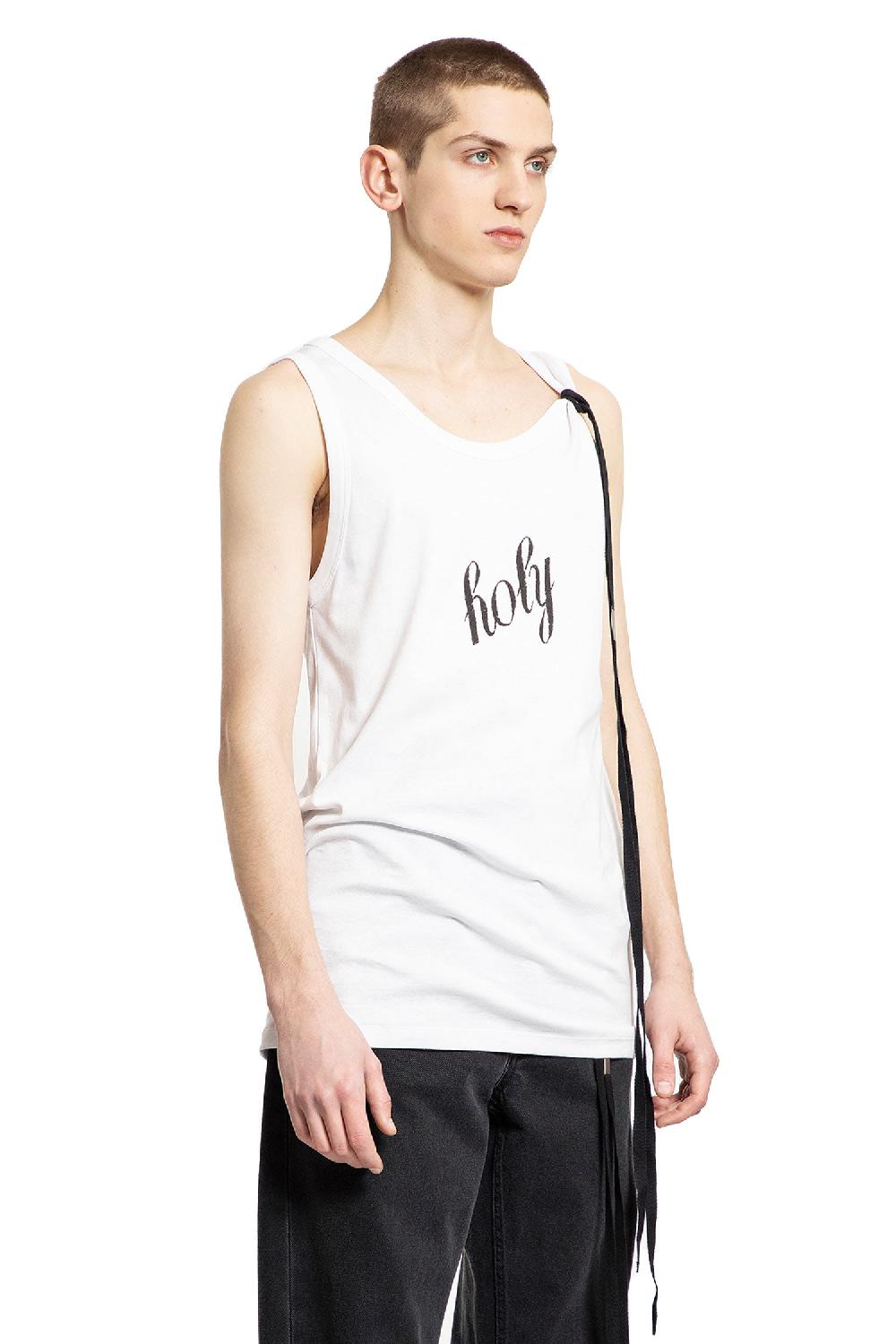 Antonioli ANN DEMEULEMEESTER MAN WHITE T-SHIRTS & TANK TOPS
