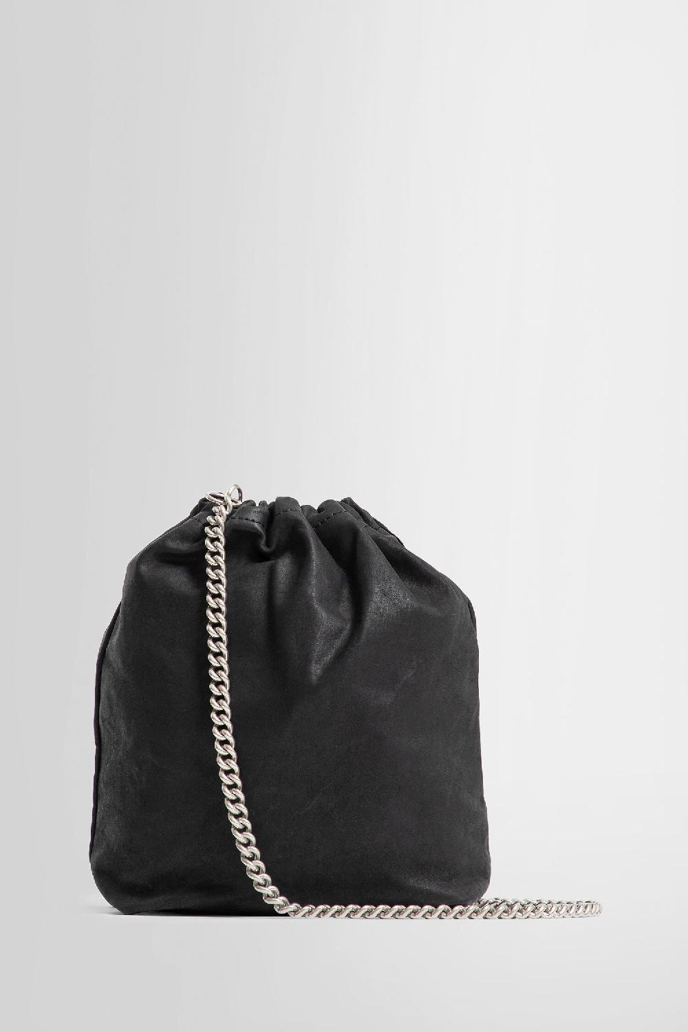 Antonioli ANN DEMEULEMEESTER UNISEX BLACK CROSSBODY BAGS
