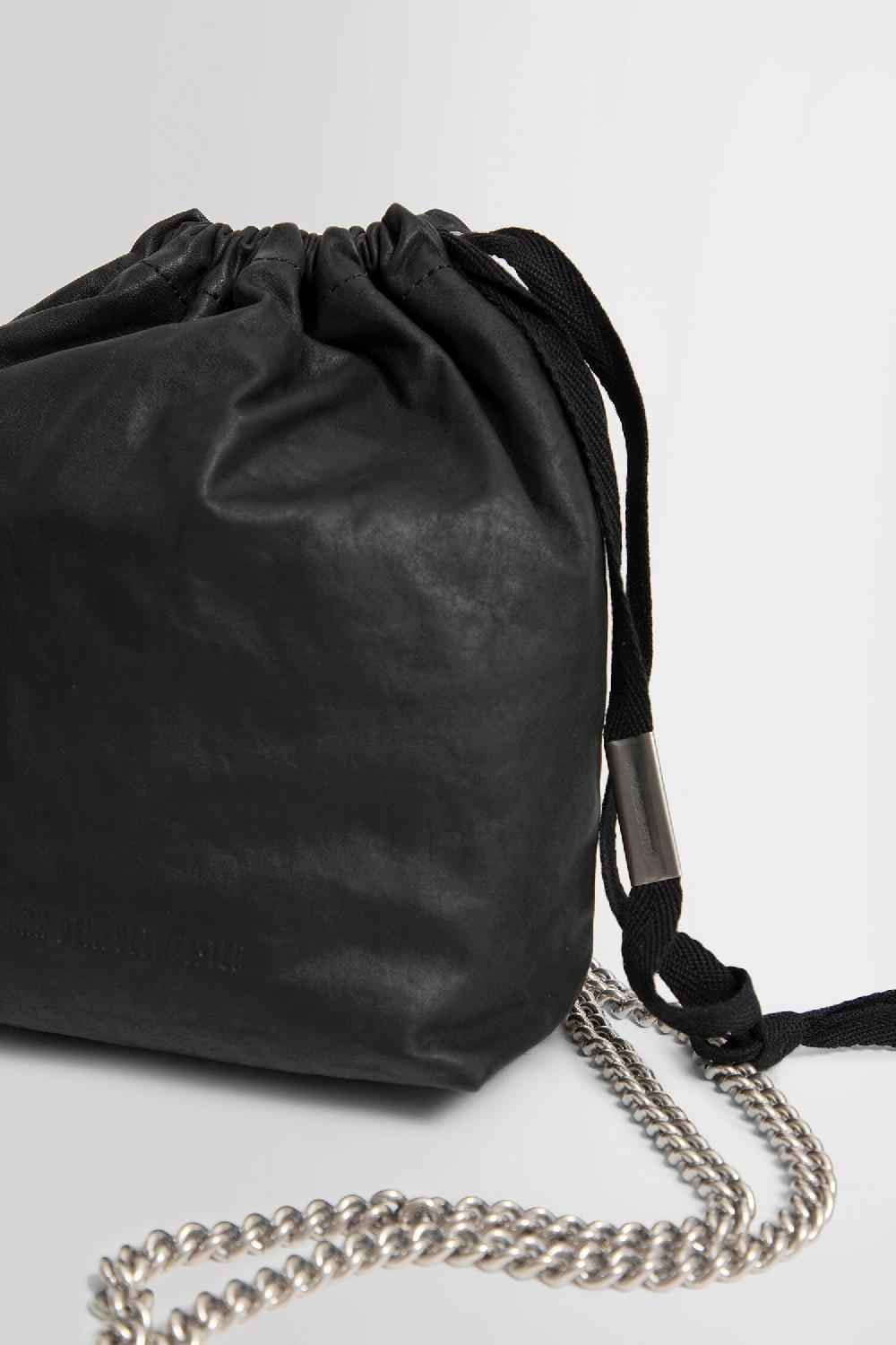 Antonioli ANN DEMEULEMEESTER UNISEX BLACK CROSSBODY BAGS