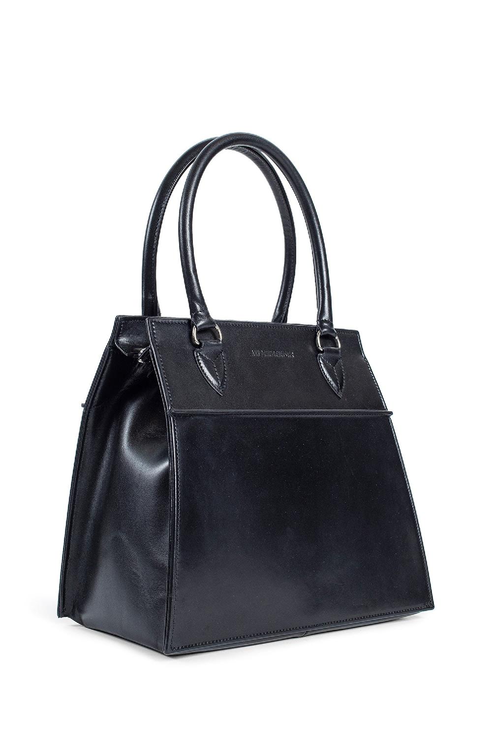 Antonioli ANN DEMEULEMEESTER UNISEX BLACK TOP HANDLE BAGS